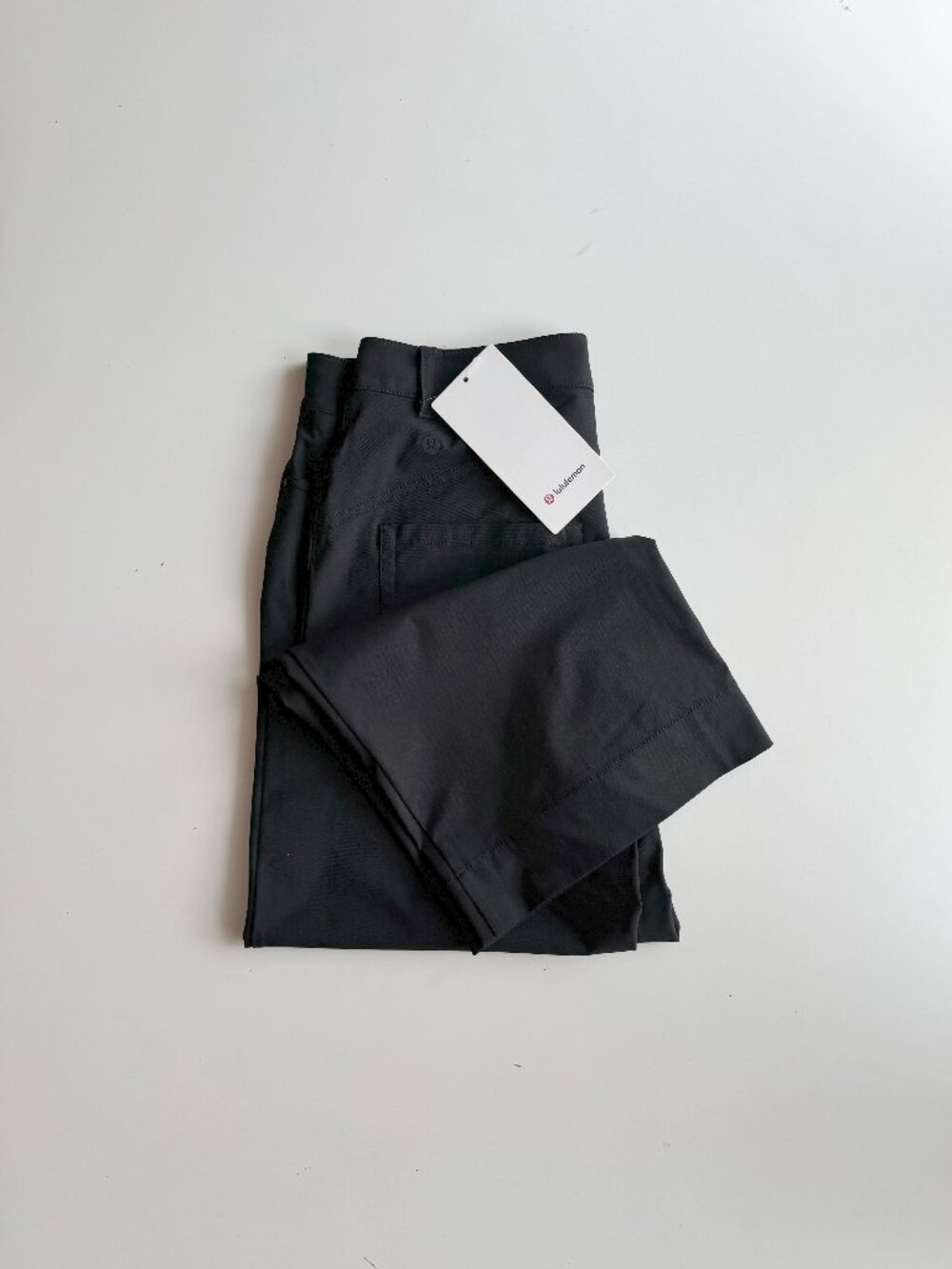 NWT LULULEMON City Sleek Black 5 Pocket Warpstreme Wide Leg Pants , Size 30